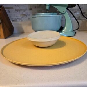 Vintage Tupperware Serving Tray Dip N Serve - with Lid
